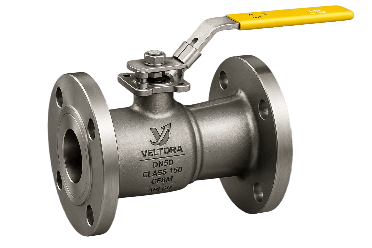 Flanged Ball Valve (2 Piece)
